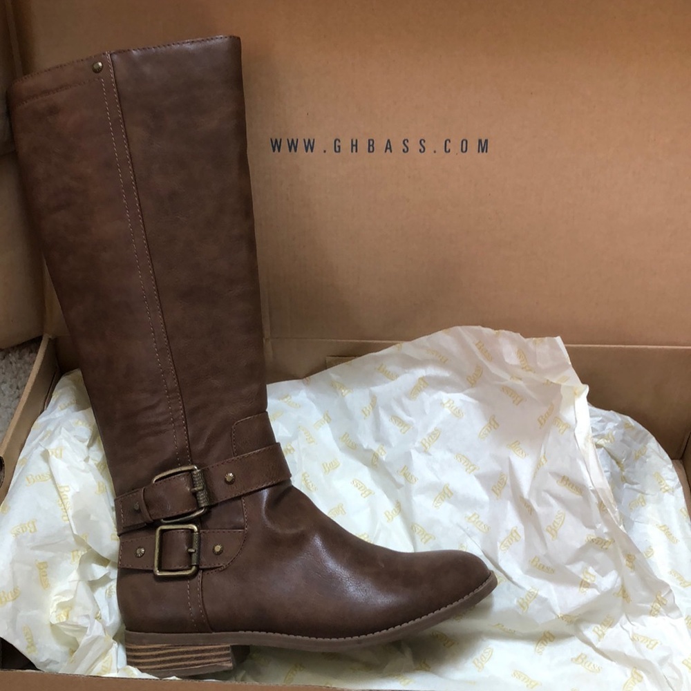 Bass boots buckles